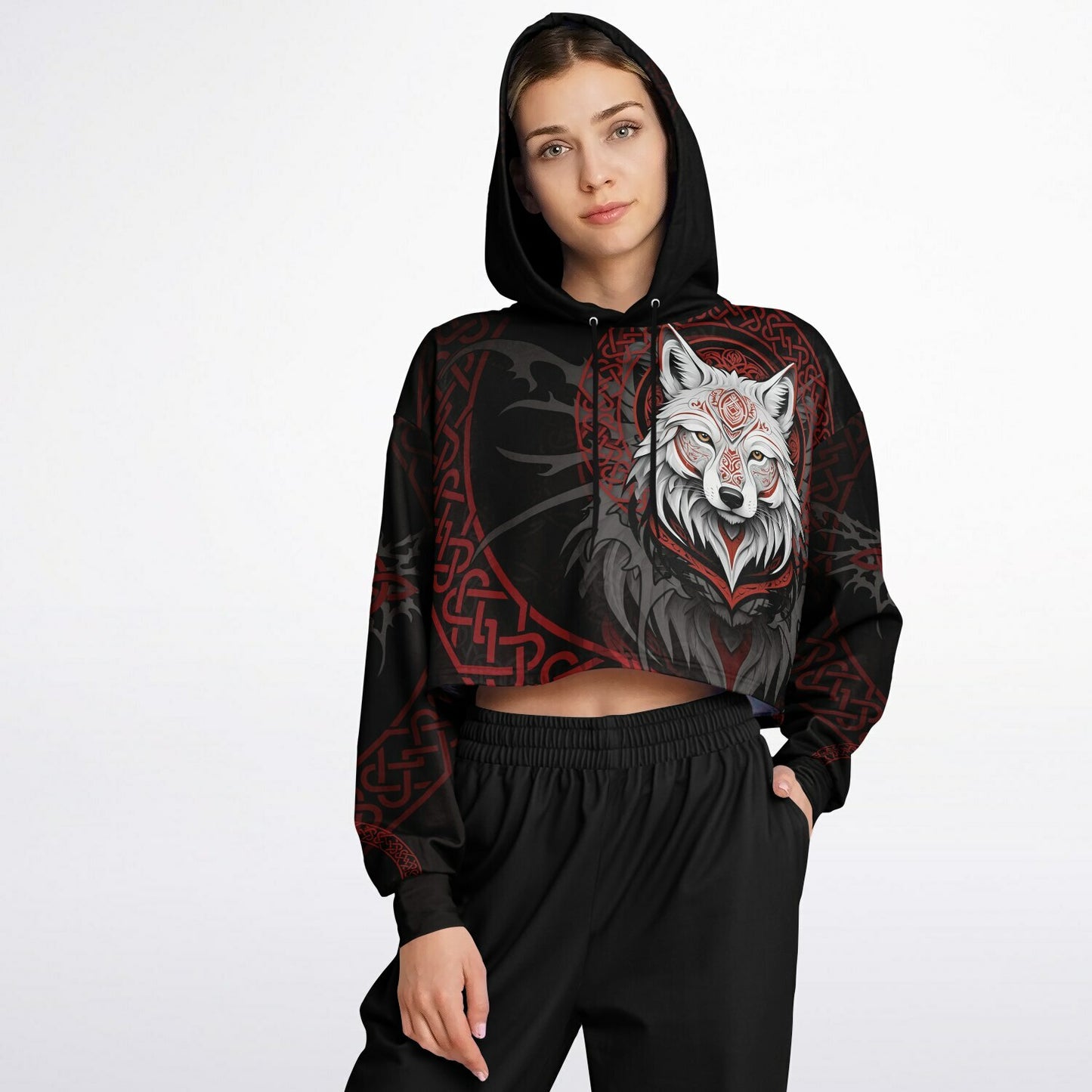 Silvermane Cropped Dance Hoodie