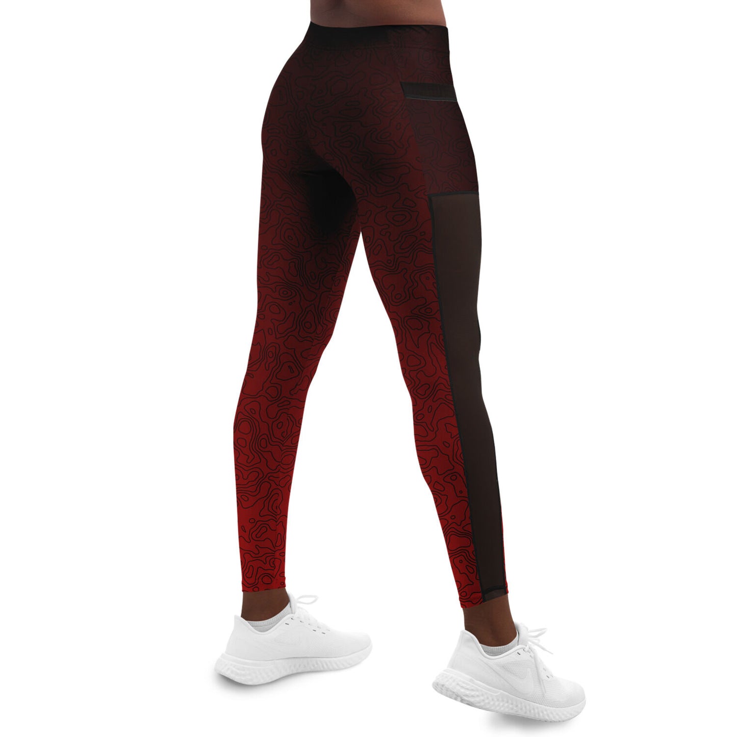 Mesh Pocket Legging - AOP