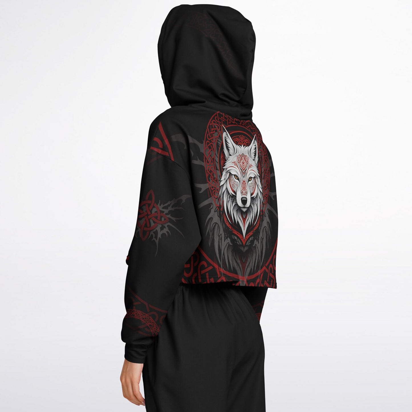 Silvermane Cropped Dance Hoodie