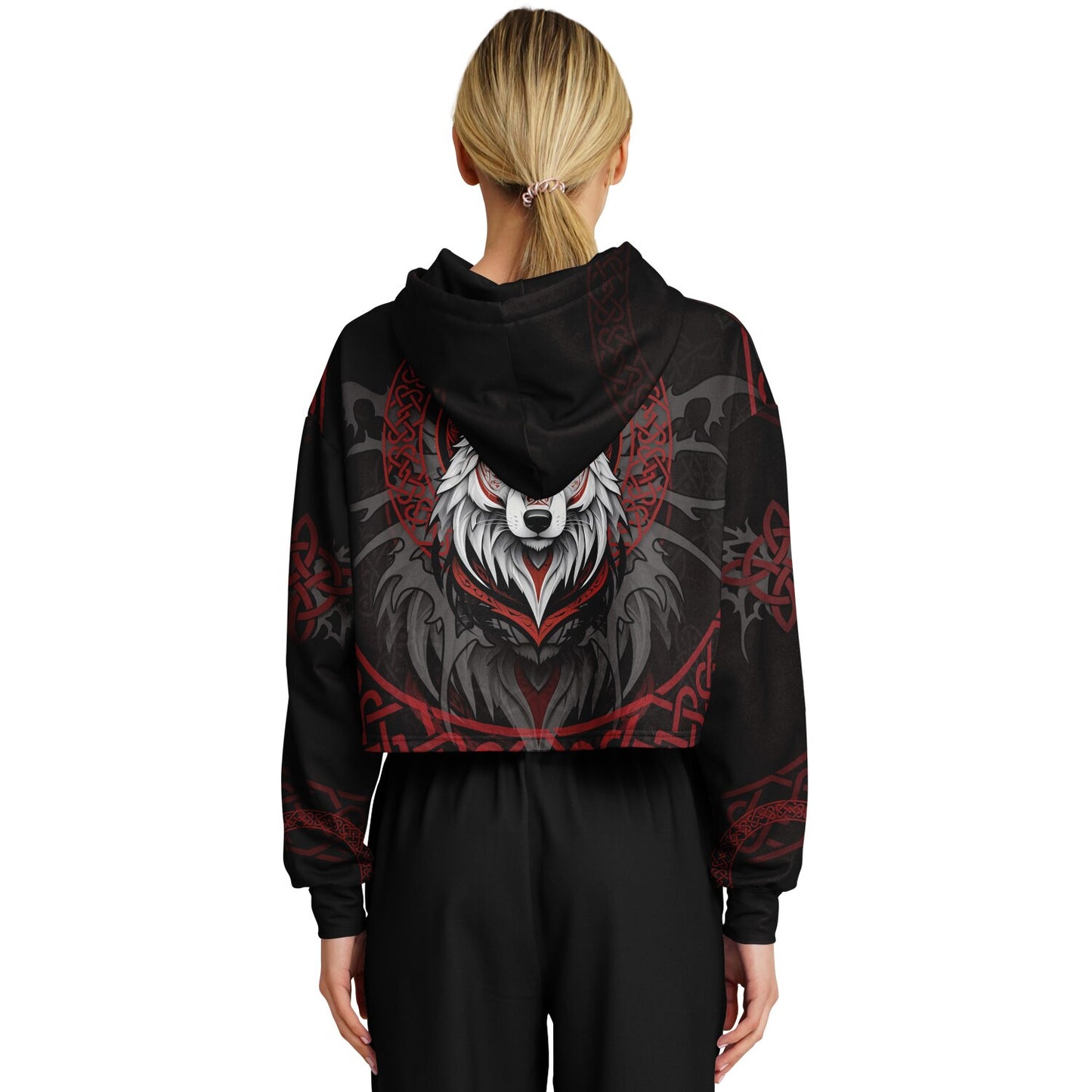 Silvermane Cropped Dance Hoodie