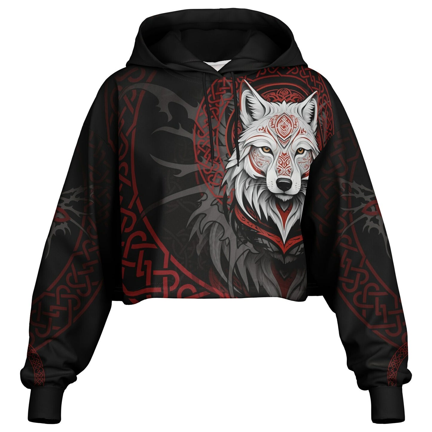 Silvermane Cropped Dance Hoodie