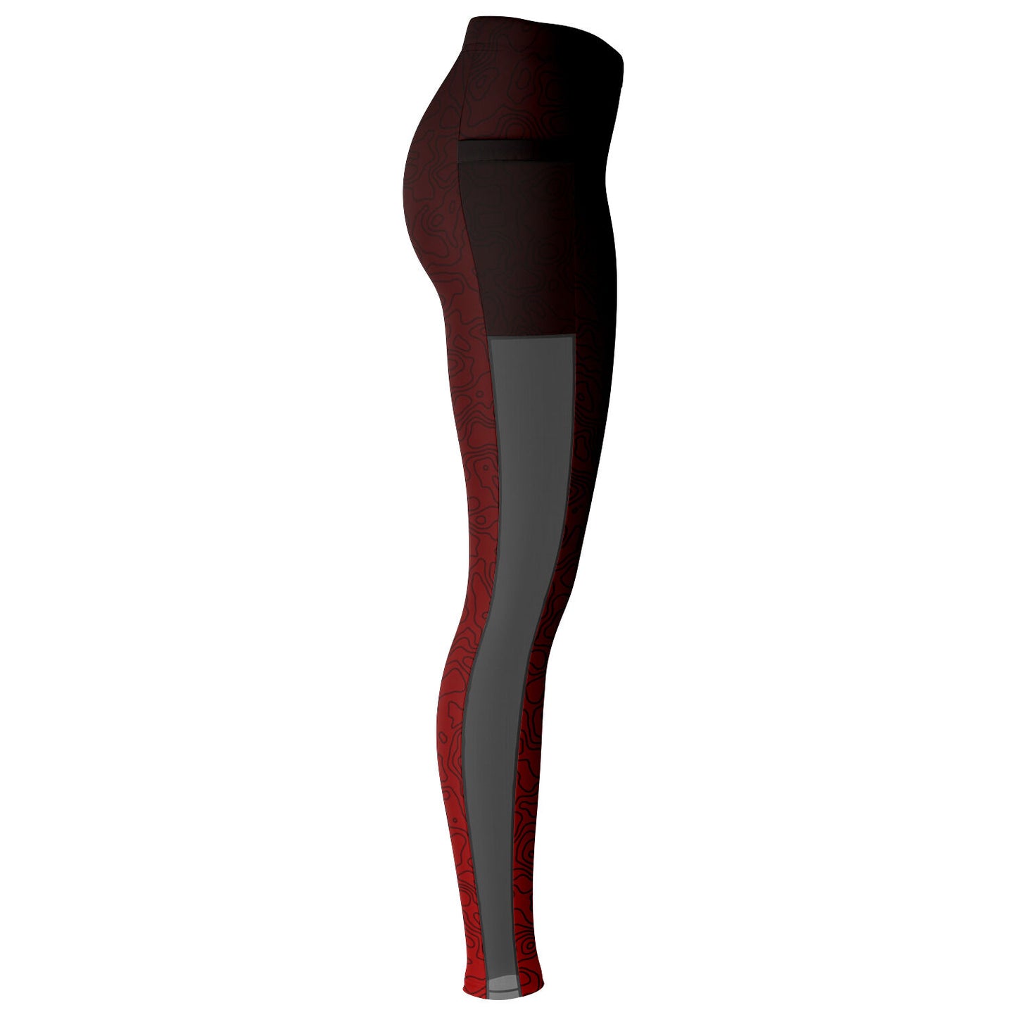 Mesh Pocket Legging - AOP