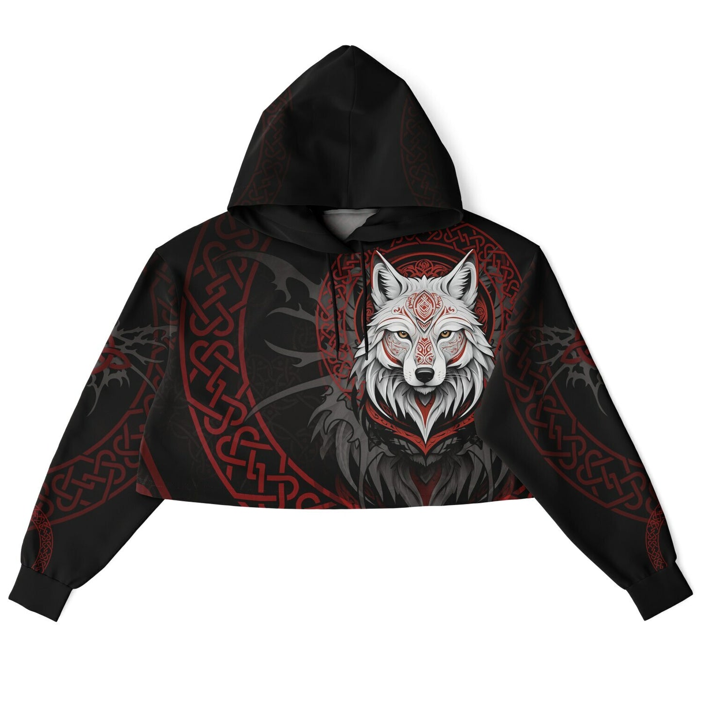 Silvermane Cropped Dance Hoodie