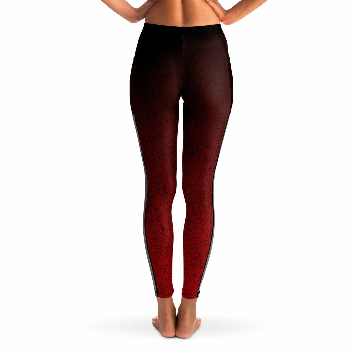 Mesh Pocket Legging - AOP
