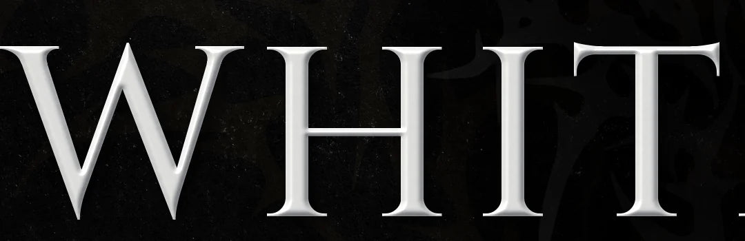 Silver lettering, close up