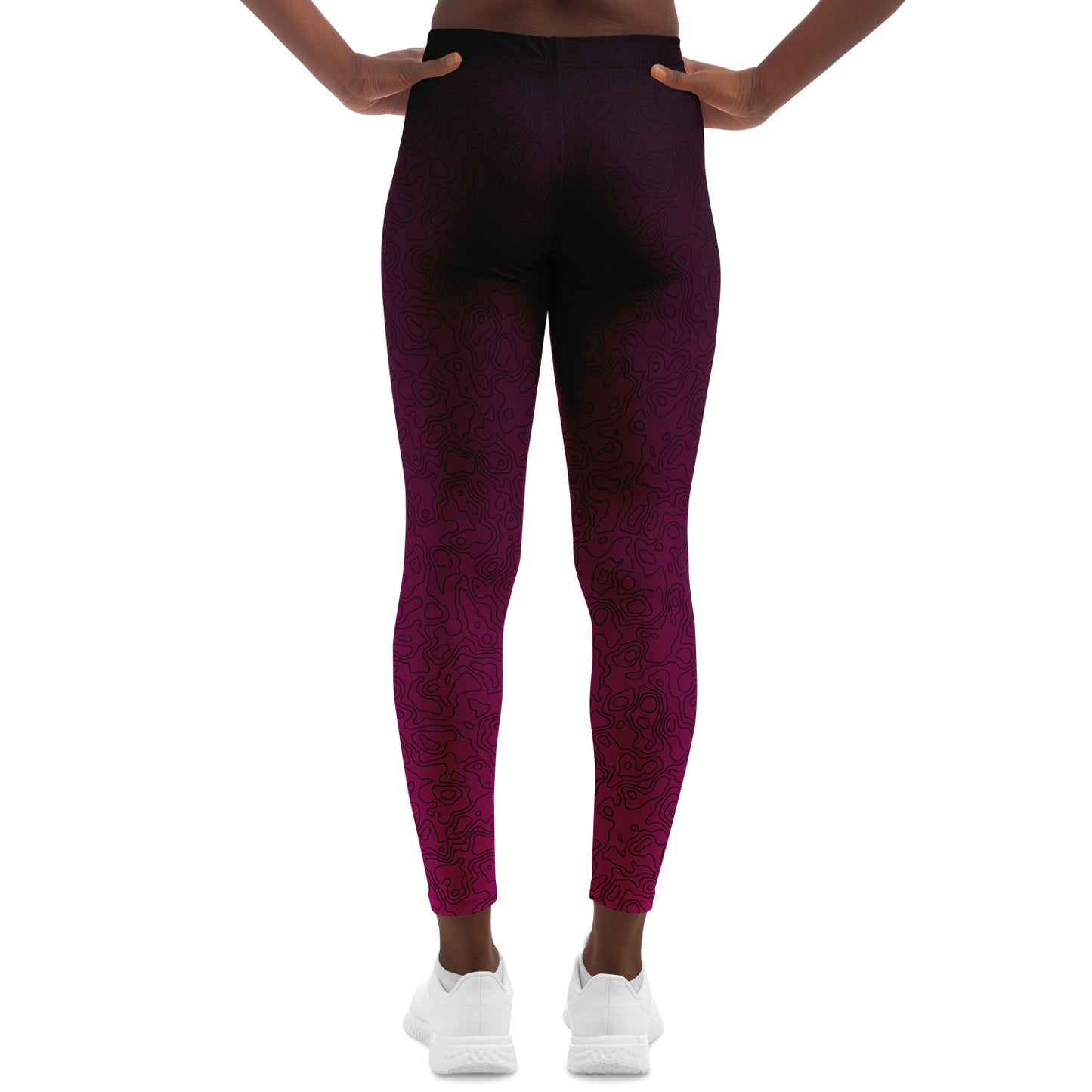 Zephyra Leggings – Magenta Eclipse