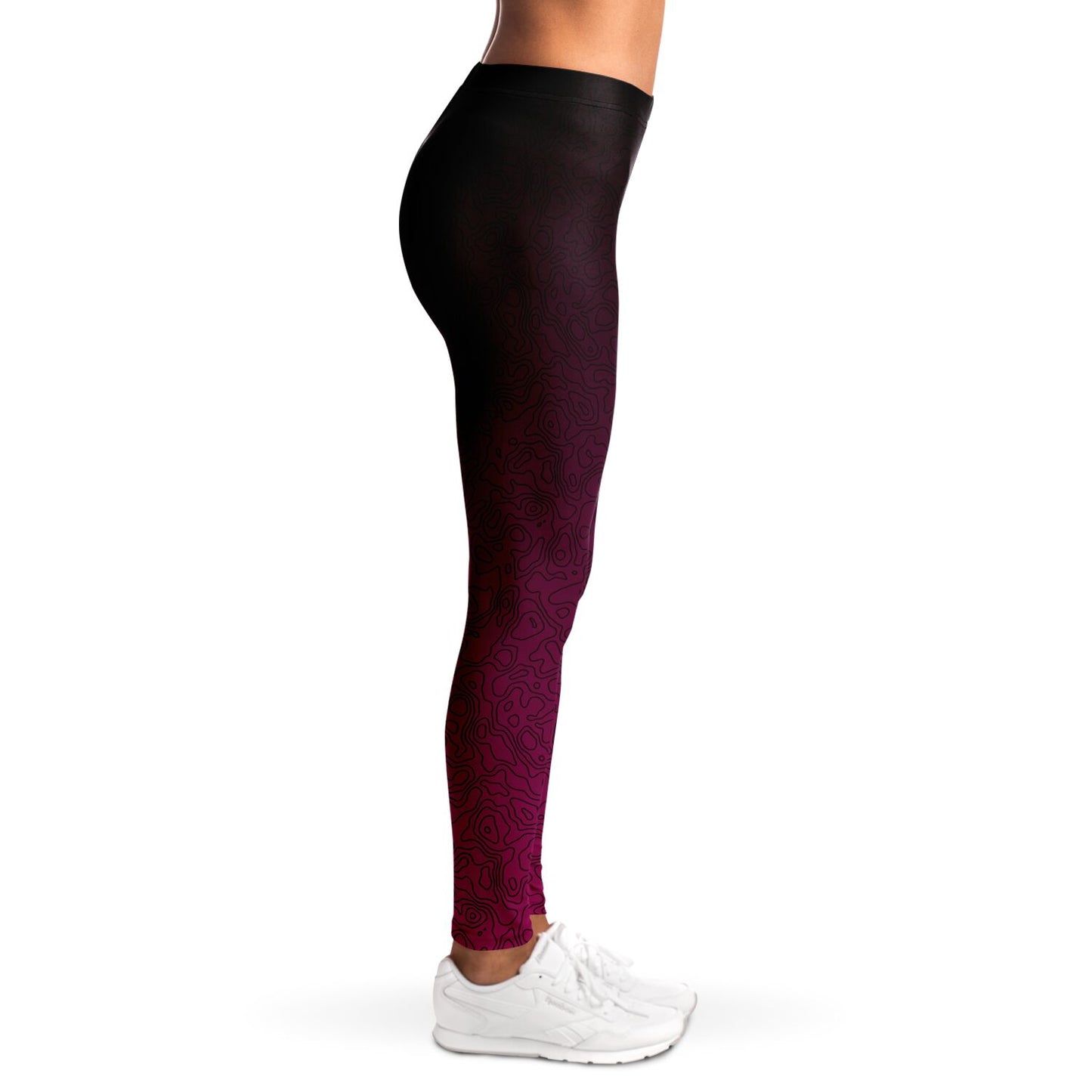 Zephyra Leggings – Magenta Eclipse