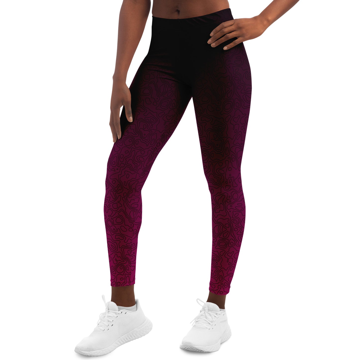 Zephyra Leggings – Magenta Eclipse