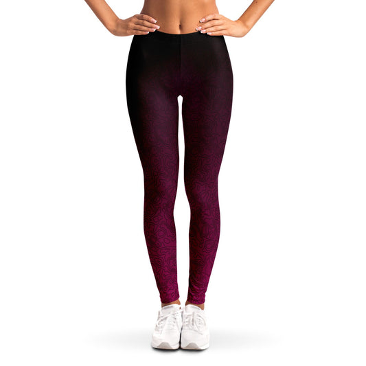 Zephyra Leggings – Magenta Eclipse