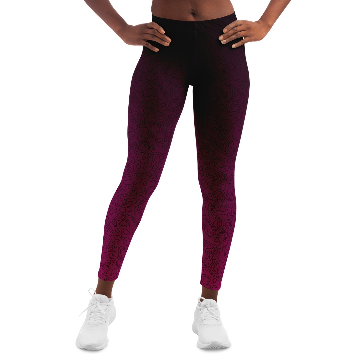 Zephyra Leggings – Magenta Eclipse