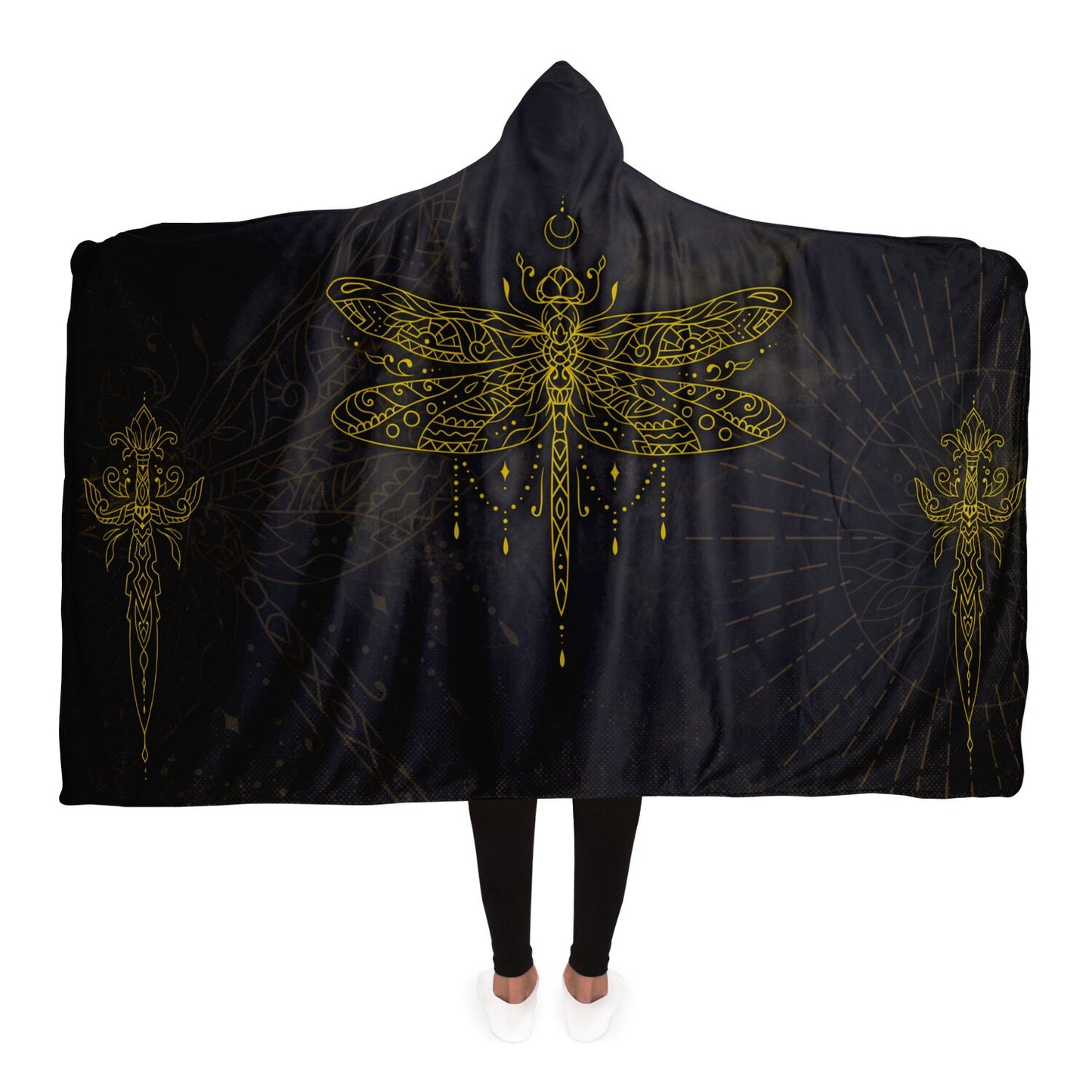 Eldrath Dragonfly Hooded Blanket