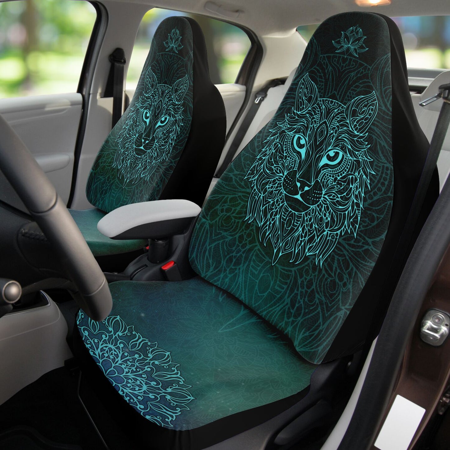 Mystic Lynx Car Seat Cover Set