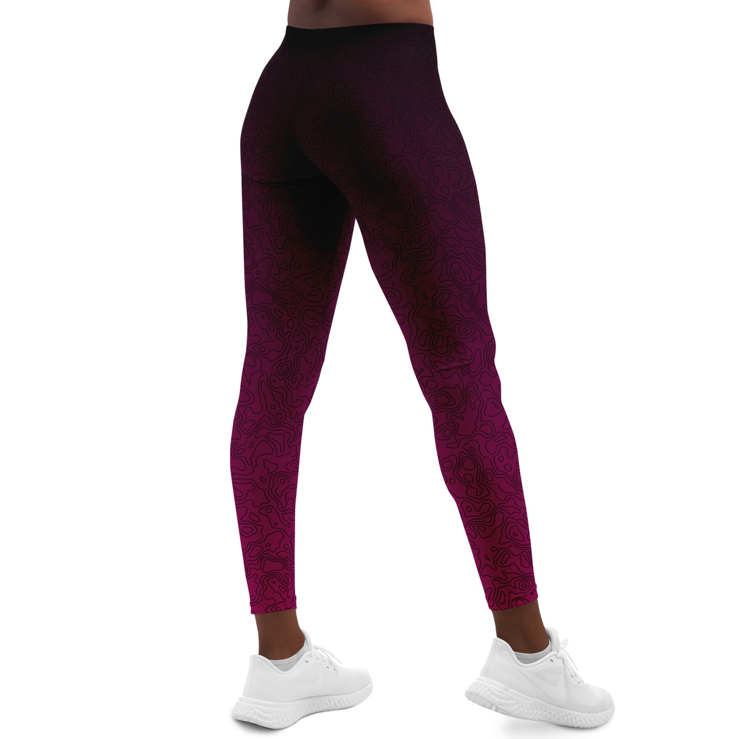 Zephyra Leggings – Magenta Eclipse