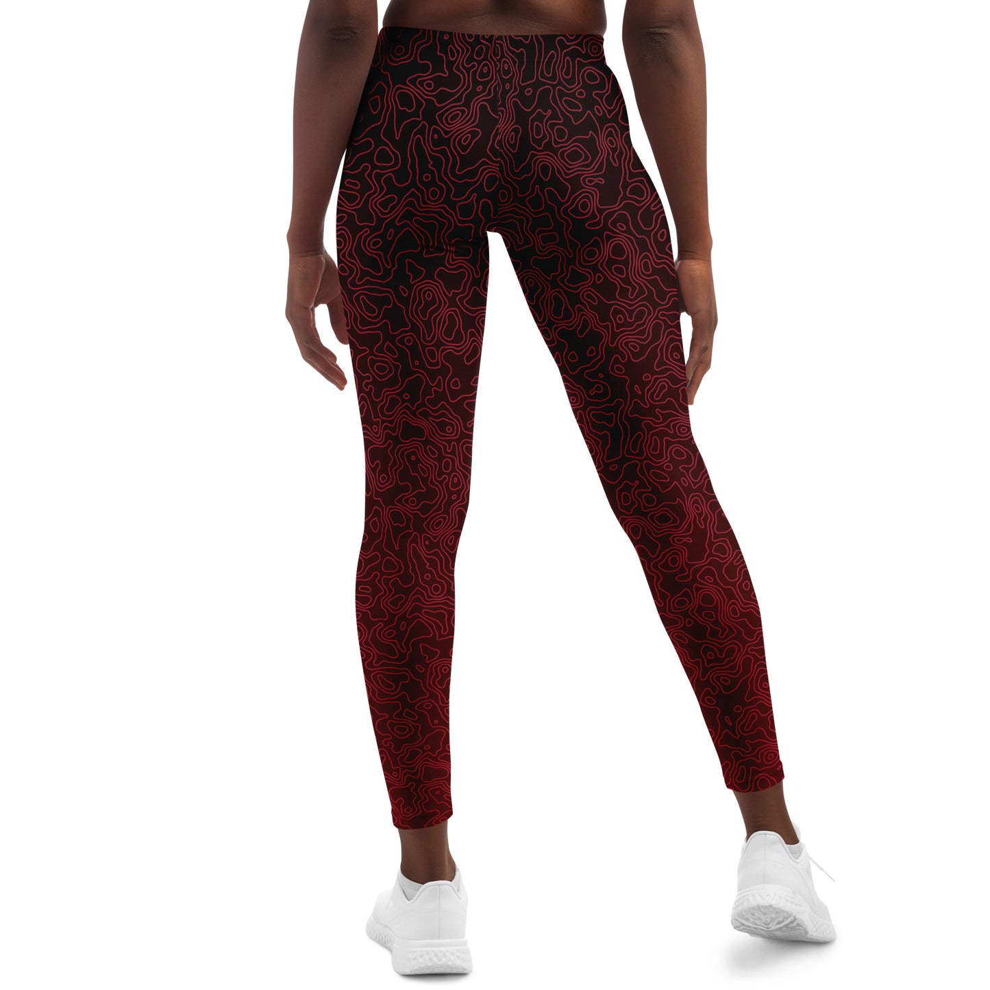 Zephyra Leggings - Crimson Storm