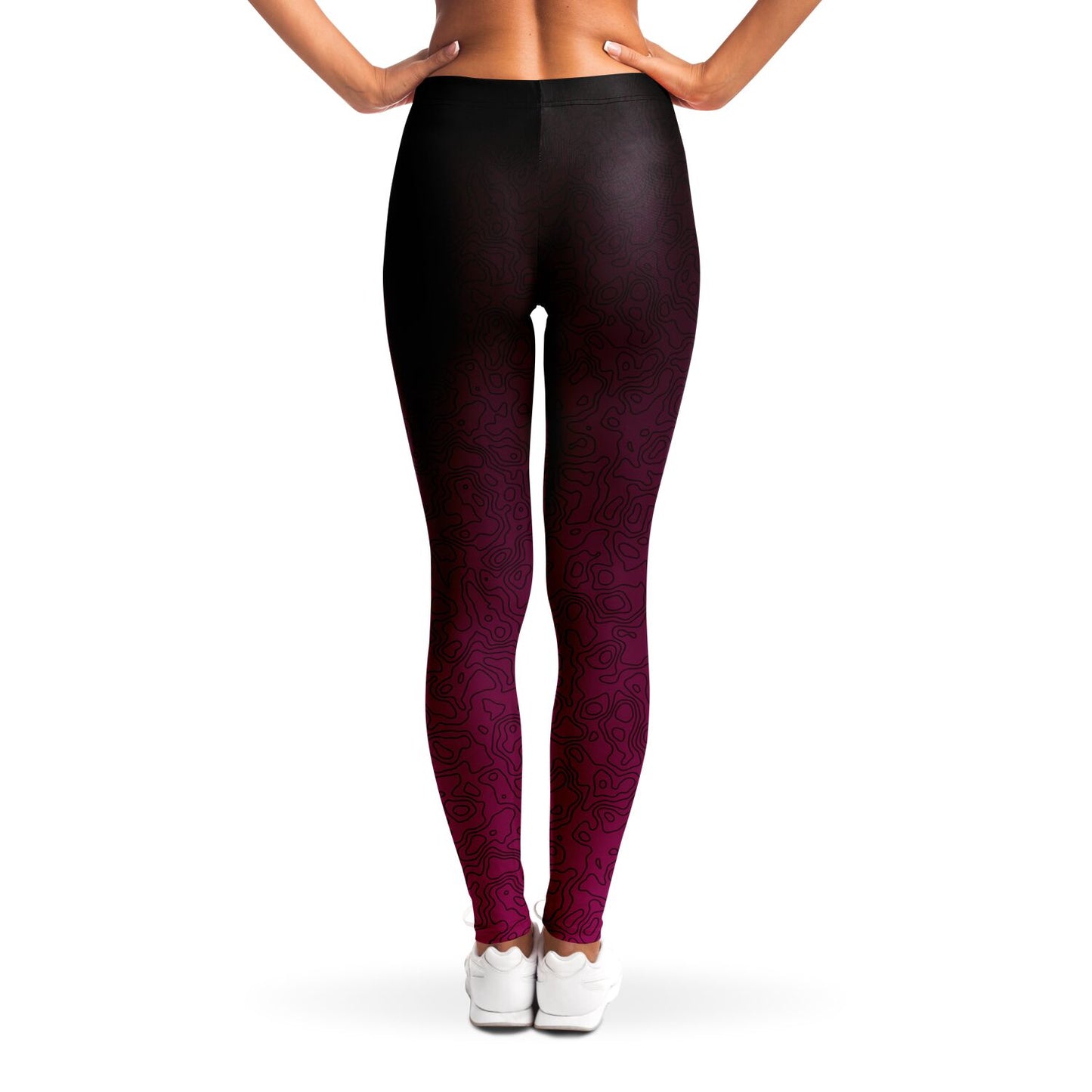 Zephyra Leggings – Magenta Eclipse