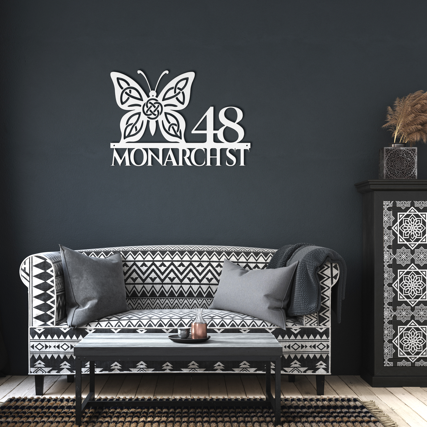 Celtic_Butterfly_Metal_Address_Sign_White_Dark_Living_Room_Mockup.png_15427983