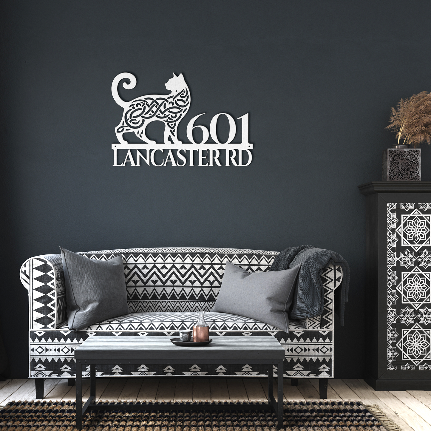 Celtic_Cat_Metal_Address_Sign_White_Dark_Living_Room_Mockup.png_15427998
