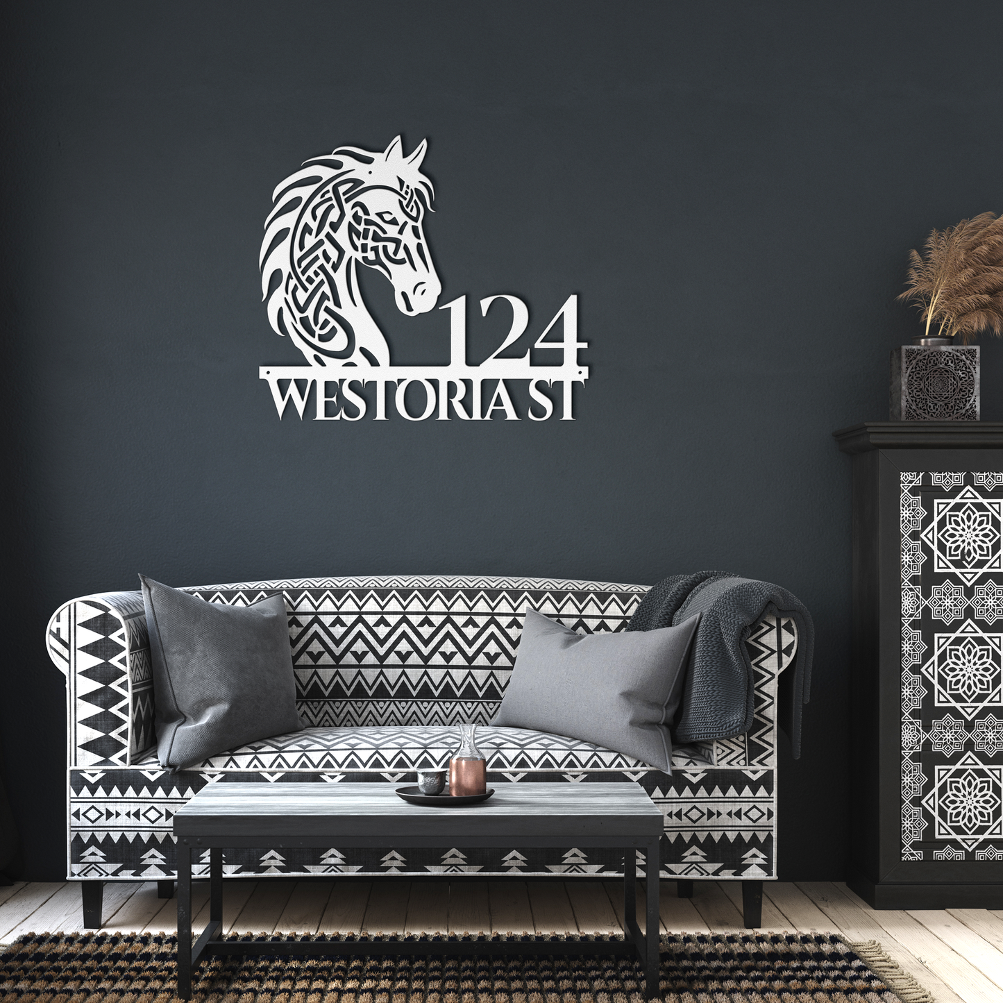 Celtic_Horse_Head_Metal_Address_Sign_White_Dark_Living_Room_Mockup.png_15428013