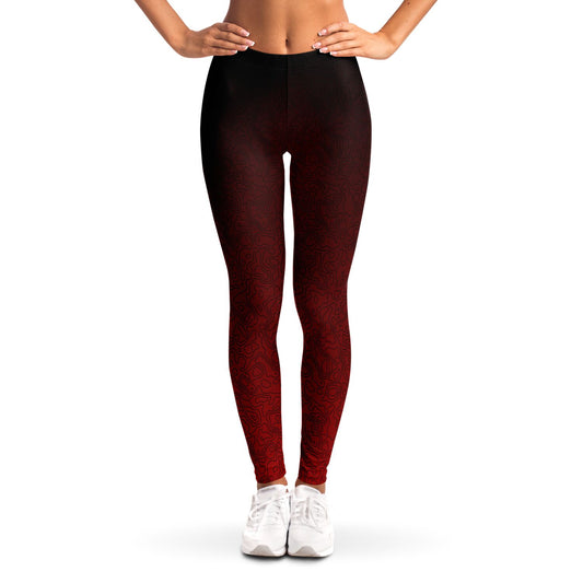 Zephyra Leggings – Dark Ruby