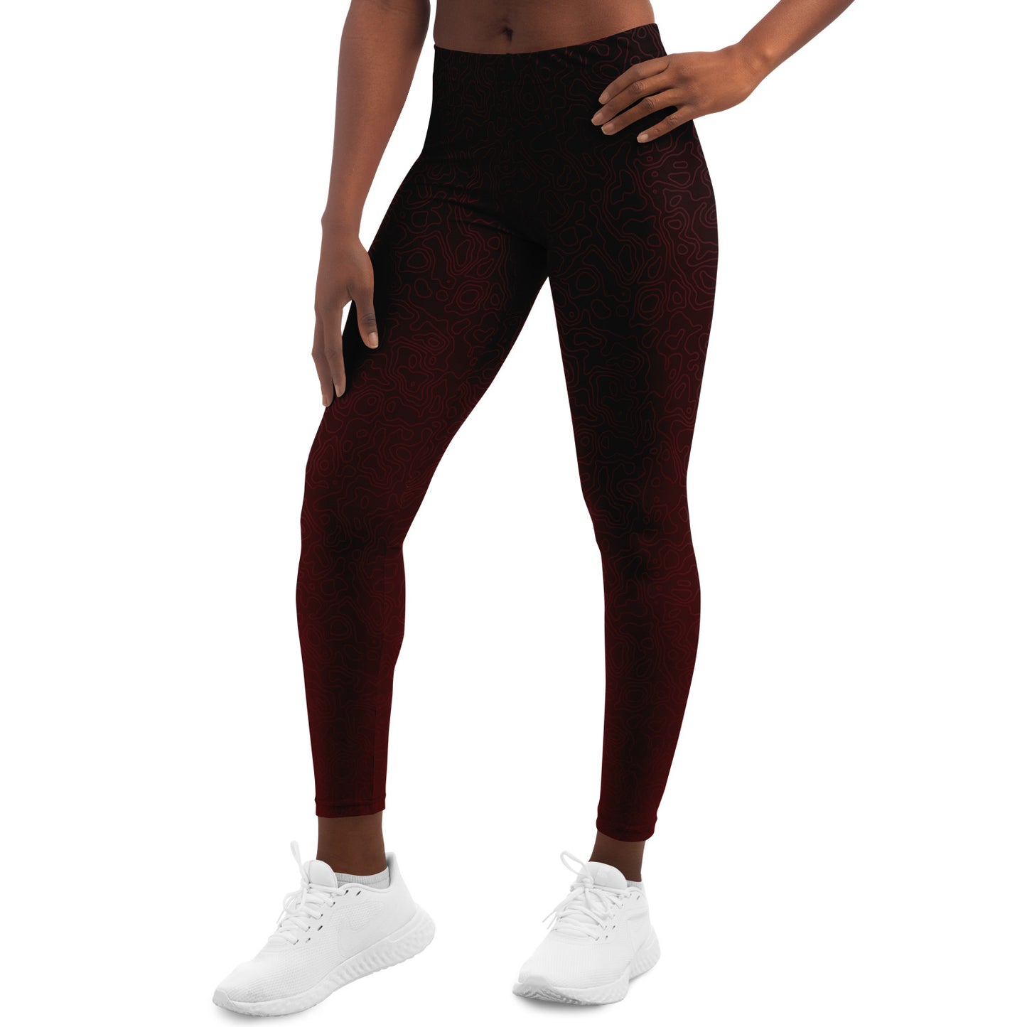 Zephyra Leggings – Dark Garnet