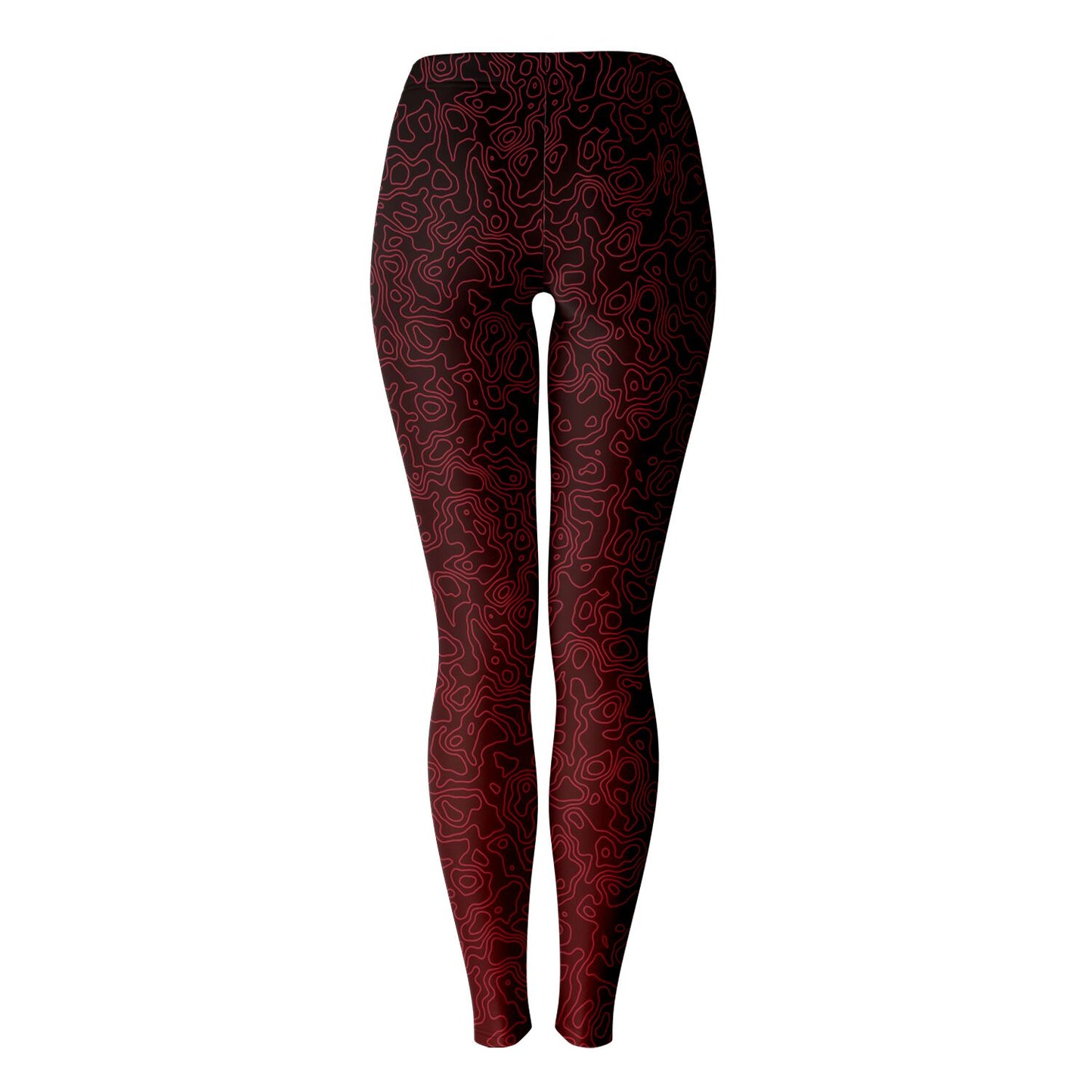 Zephyra Leggings - Crimson Storm