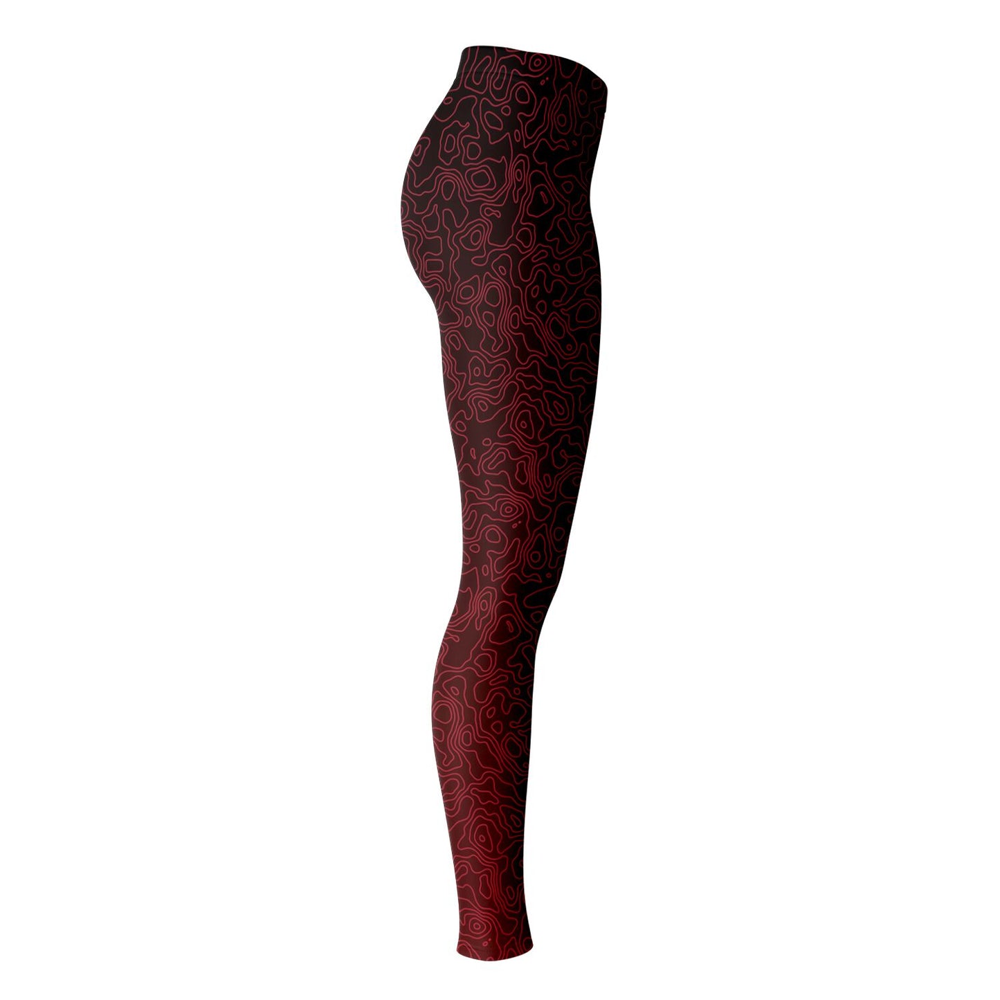 Zephyra Leggings - Crimson Storm