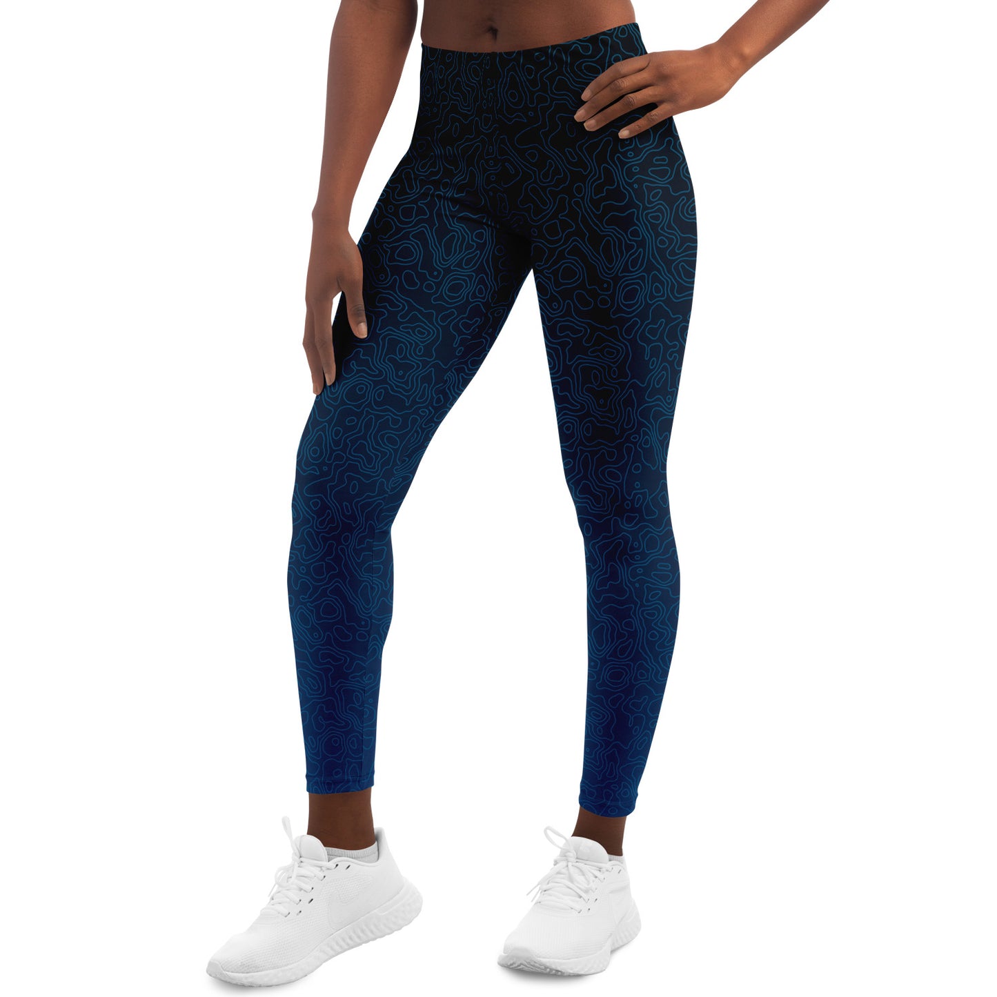 Zephyra Leggings – Midnight Cascade