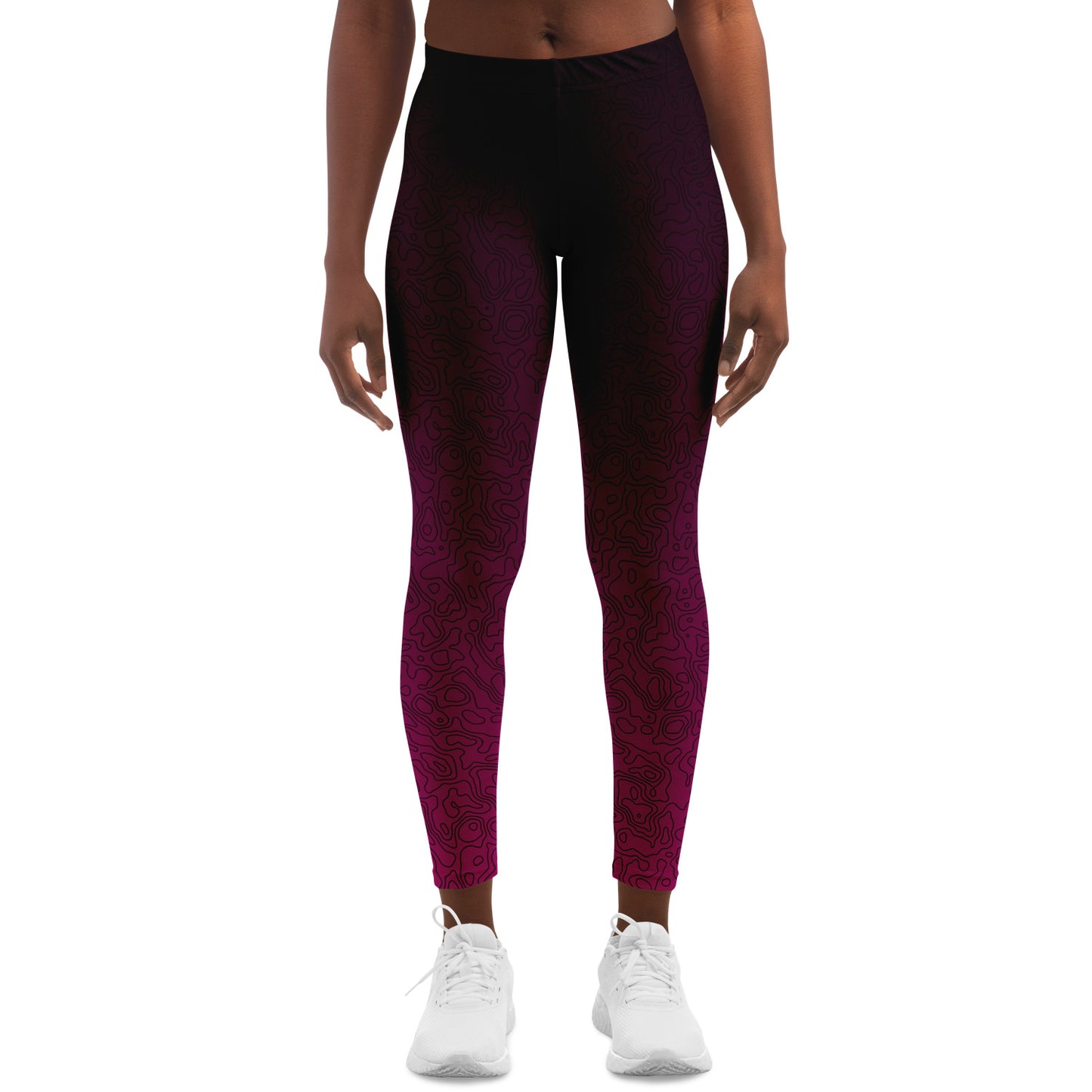 Zephyra Leggings – Magenta Eclipse