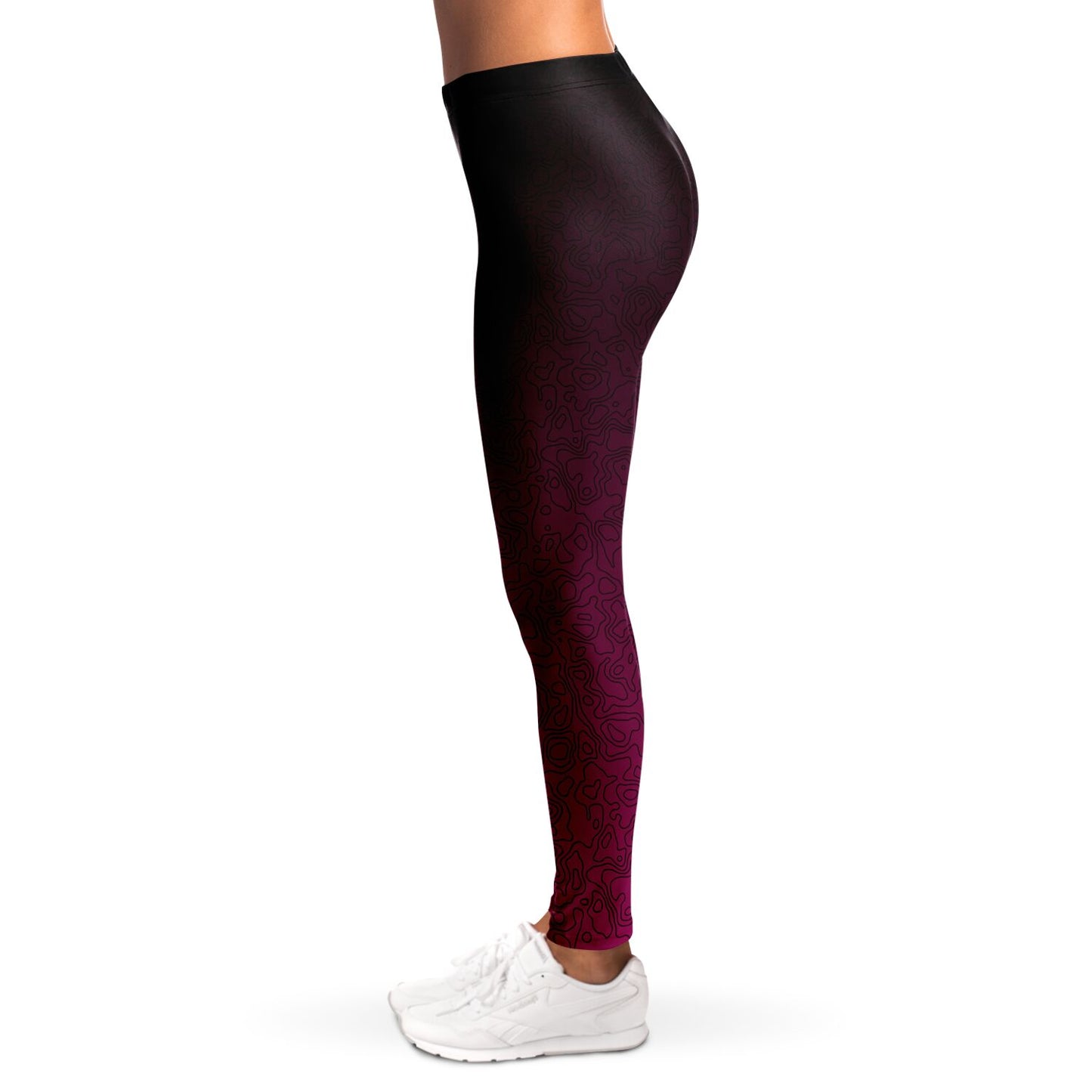 Zephyra Leggings – Magenta Eclipse